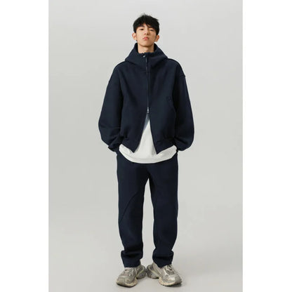 men sport sets hood coat pant streetwear loose casual hoody short sweatshirt jacket trouser women hoodie sweatpant tracksuit unique joggers style 2802