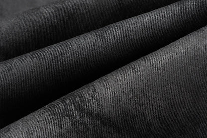high street hand brushed glue sparkling baggy flare jeans for men y2k pantalones hombre leather pants oversized denim trousers 1 unique jeans style 5423