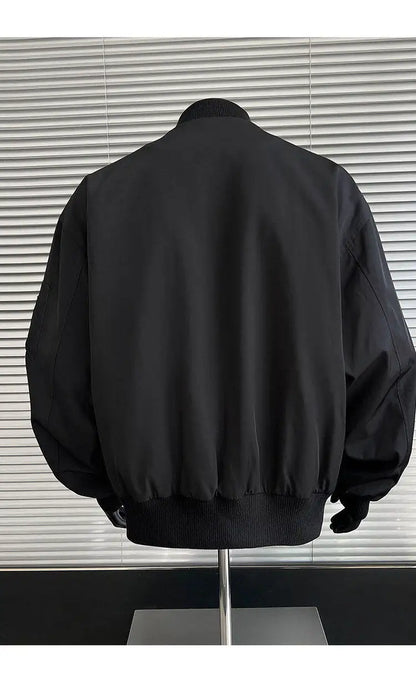 spring autumn cleanfit bomber jacket men streetwear fashion loose casual hip hop short cargo motorcycle jacket women coat unique cargo style 486
