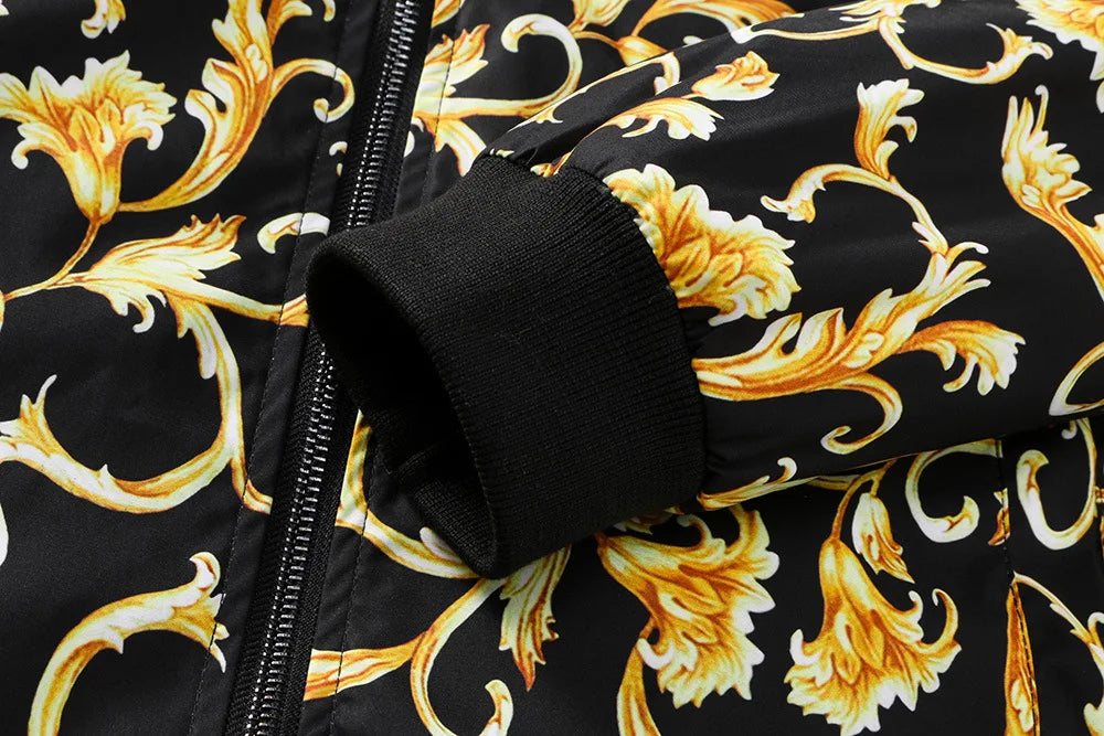 new 2023 luxurious gentleman men 3d flowers heavy baseball coats jackets abstract digital coat warm 431 unique default style 1445