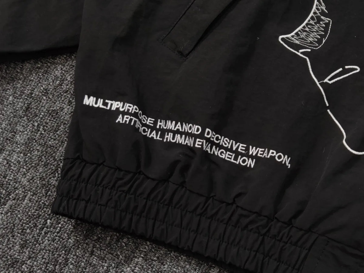 New Men Undercover Embroidery Parka noctilucent Track Zipper Casual Mess Windbreaker Hoody Trench Jackets Coat size 2 3 4 5 R089 Street King Limited