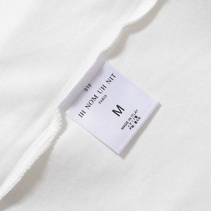 Black White IH NOM UH NIT Short Sleeve Tops Tee Men Woman Best Quality Simplicity Cotton Loose Versatile T Shirts Street King Limited