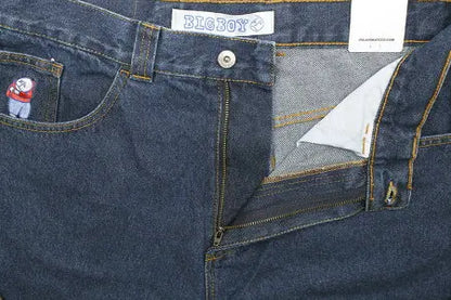 Harajuku Gothic Hip Hop Graphic Embroidery Retro High Waist Baggy Jeans Mens Wide Trousers Big Boy Jeans Y2K Skateboard Pants Street King Limited