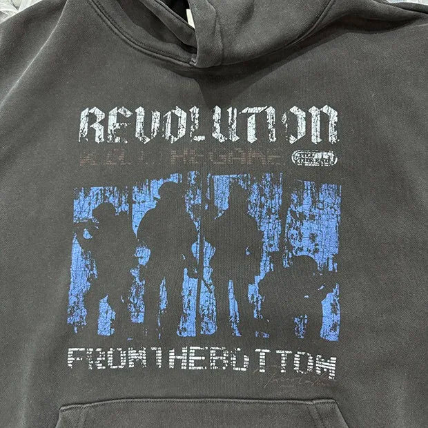 Printed hoodie Street King Limited
