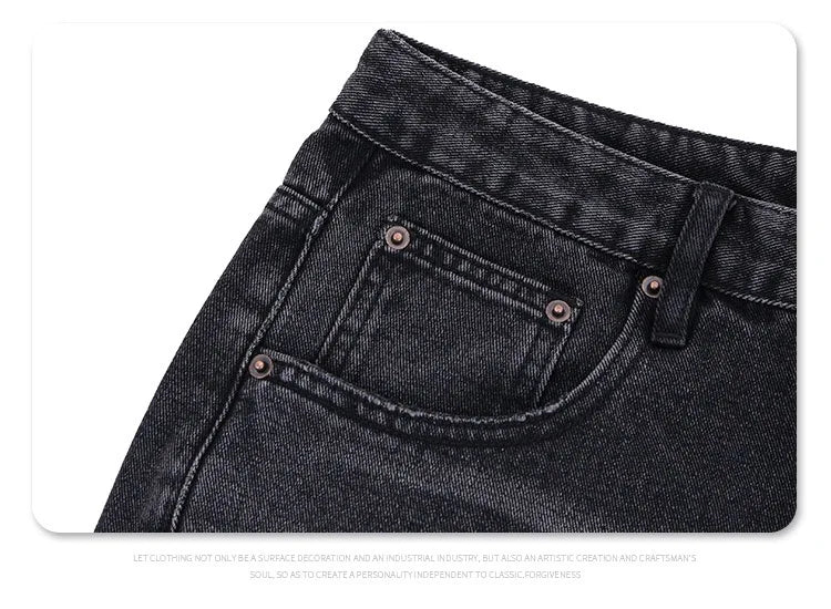 The new autumn and winter jeans are on backwards Street King Limited