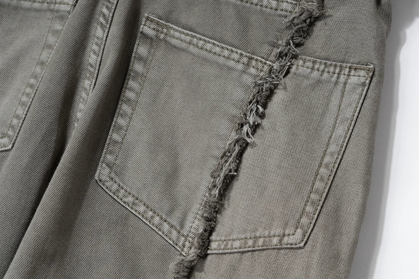 y2k streetwear tassel multi pocket jeans for men straight solid baggy cargo pants pantalones hombre casual denim trousers unique cargo style 901