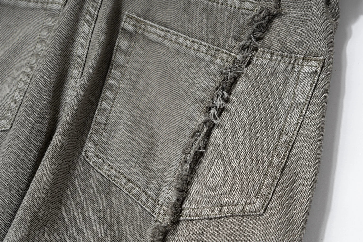 y2k streetwear tassel multi pocket jeans for men straight solid baggy cargo pants pantalones hombre casual denim trousers unique cargo style 901