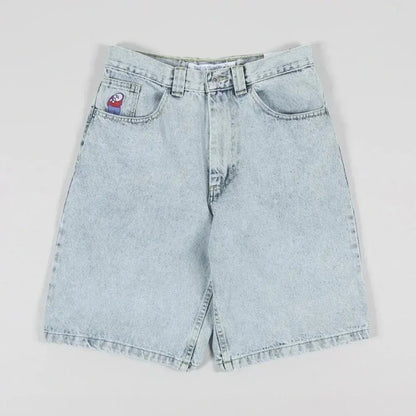 y2k polar skate big boy jeans gothic straight vintage skateboard wide leg denim pants embroidery blue loose jeans men clothing unique jeans style 3708