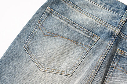 Streetwear Y2k Pantalones Hombre Washed Baggy Flare Jeans Unisex Straight Frayed Casual Denim Trousers Oversized Cargo Pants Street King Limited