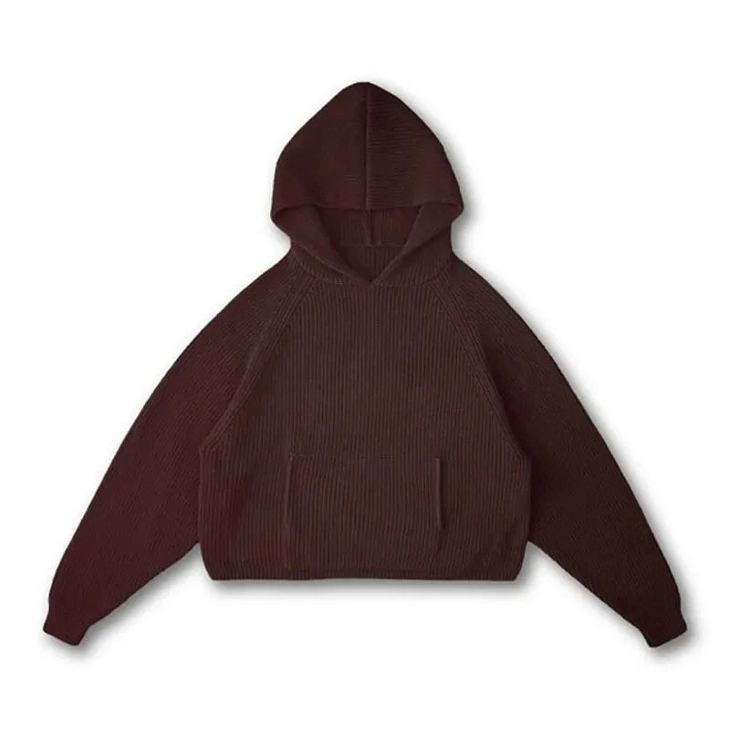 Traf-2024 Women's Sweater zssiibo Official Website Autumn and Winter New Y2K Five Star Pattern Hoodie Women's Wear Street King Limited