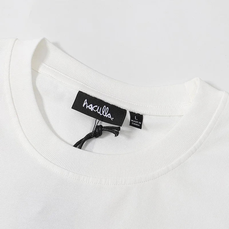 HACULLA T Shirts Men Woman Spring Summer White 1:1 Good Quality O-Neck Casual Vintage Top Tees Street King Limited