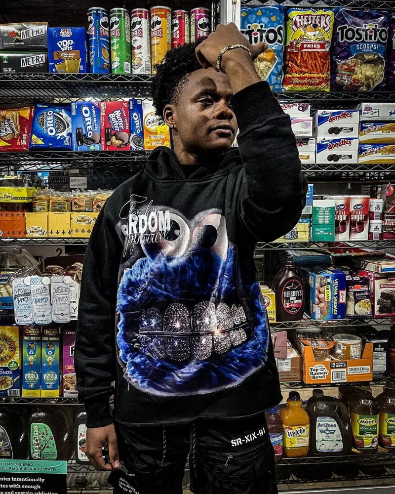 2024 Y2k American Street Fashion Brand Casual Anime Print Oversized Hoodie Men Harajuku Hip-hop Retro All-match Pullover Women Street King Limited