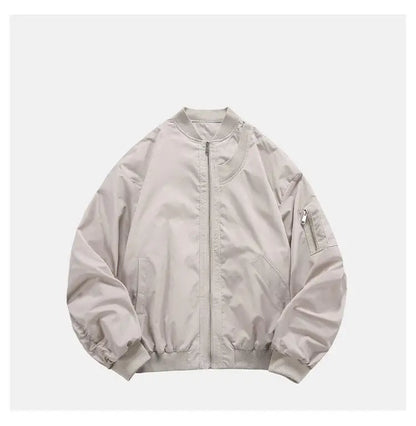 fashion spring autumn jacket men women streetwear fashion loose casual techwear bomber jacket cityboy baseball coat outerwear unique default style 673