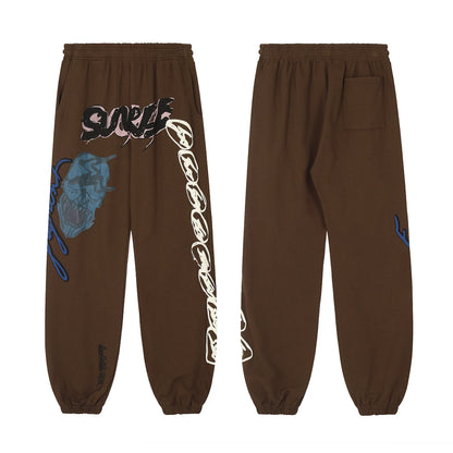 new 2023 hot luxury men classic fragment utopia coffee sunrise comfortable cotton parkour sweat casual pants sweatpants 676 unique joggers style 160