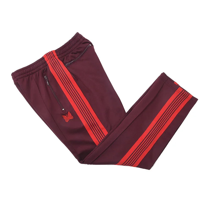 best quality embroidery logo new pants men woman side edge weaving stripe drawstring loose casual grey motion trousers unique default style 4944