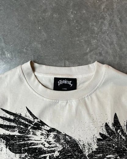 Harajuku eagle printing oversized t shirt Women Streetwear Grunge graphic t shirts pro choice Goth gothic Y2k Tops men clothing Street King Limited