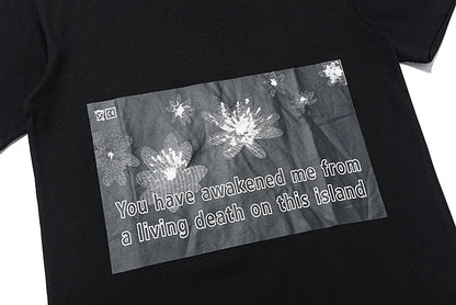 High Quality CAVEMPT Tops Tee Phantom Letter Printing Classic All-match Men Woman Loose O-Neck Summer C.E T Shirt Street King Limited