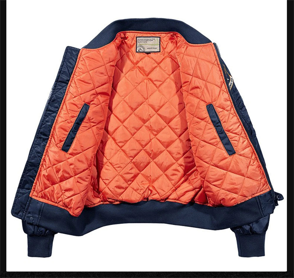 2023 hot bomber jacket mens air force ma 1 military baseball jacket plus size coat thick cargo jacket men clothing unique cargo style 5538