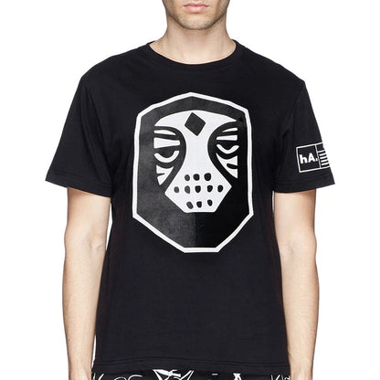 New HACULLA T-shirt Men Woman Chaopai Graffiti Street Art Printing Summer Loose Casual O-Neck Cotton Top Tees Street King Limited