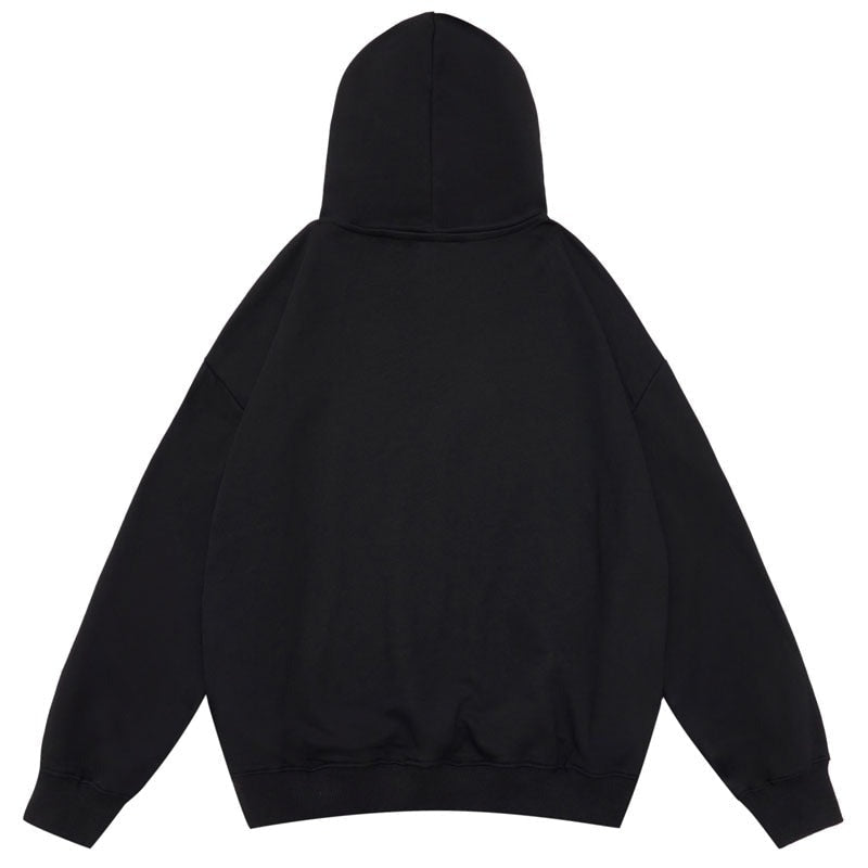 "Black Jack" Unisex Men Women Streetwear Graphic Hoodie Daulet Apparel
