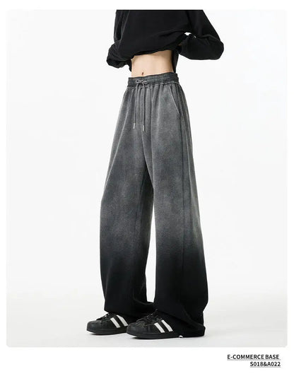 gradient sport pant men women loose casual streetwear fashion hip hop track jogger sweatpants couple plus size trousers unique joggers style 1544