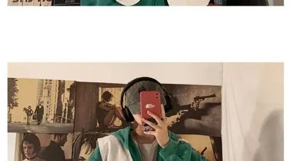Fake two-piece coat men's ins, trendy Japanese functional workwear hooded jacket, autumn European and American retro trend tops Street King Limited