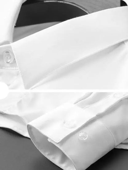 New Men luxurious Diamond Rhinestones Embroidered Dolphin Fashion Cotton Casual Shirts Shirt high Pocket Long-sleeves 5XL #A672 Street King Limited