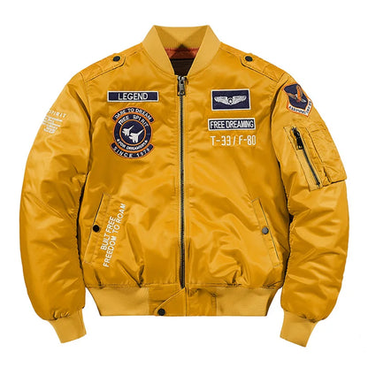 2023 hot bomber jacket mens air force ma 1 military baseball jacket plus size coat thick cargo jacket men clothing unique cargo style 5535