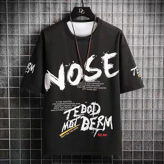 2022 Summer Men's T Shirts Harajuku Fashion Japan Print Short Sleeve Tops Tee Men Casual Men Clothing Streetwear Trend T Shirts Street King Limited