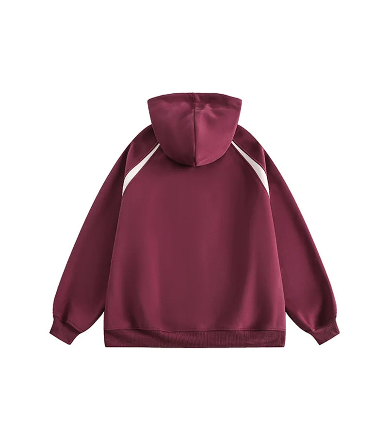 Autumn Oversized Zipper Hoodies For Men New Casual Hooded Cardigan Jackets Streetwear Patchwork Fleece Y2K Hoody Sweatshirts Street King Limited