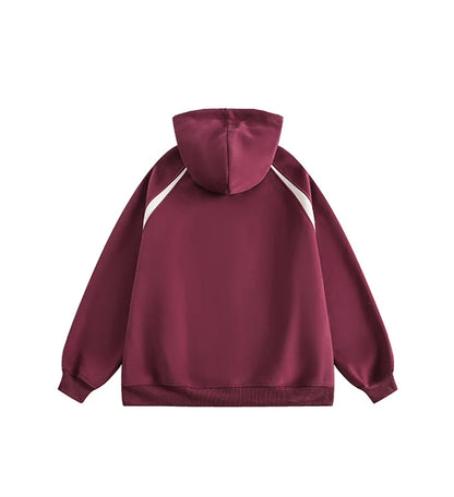 Autumn Oversized Zipper Hoodies For Men New Casual Hooded Cardigan Jackets Streetwear Patchwork Fleece Y2K Hoody Sweatshirts Street King Limited