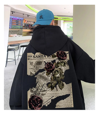 Skatercore Flame Bold Hoodie Cold-Weather Flex
