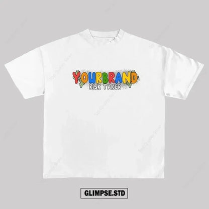 New Gothic Pigeon Crown Letter Printed Large Pattern T-shirt Cotton Shirt Couple High Street Y2K Top Gothic T-shirt  pro choice Street King Limited