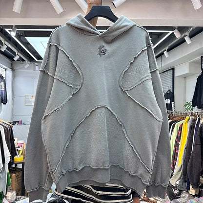 Reverse design process solid color hoodie Street King Limited