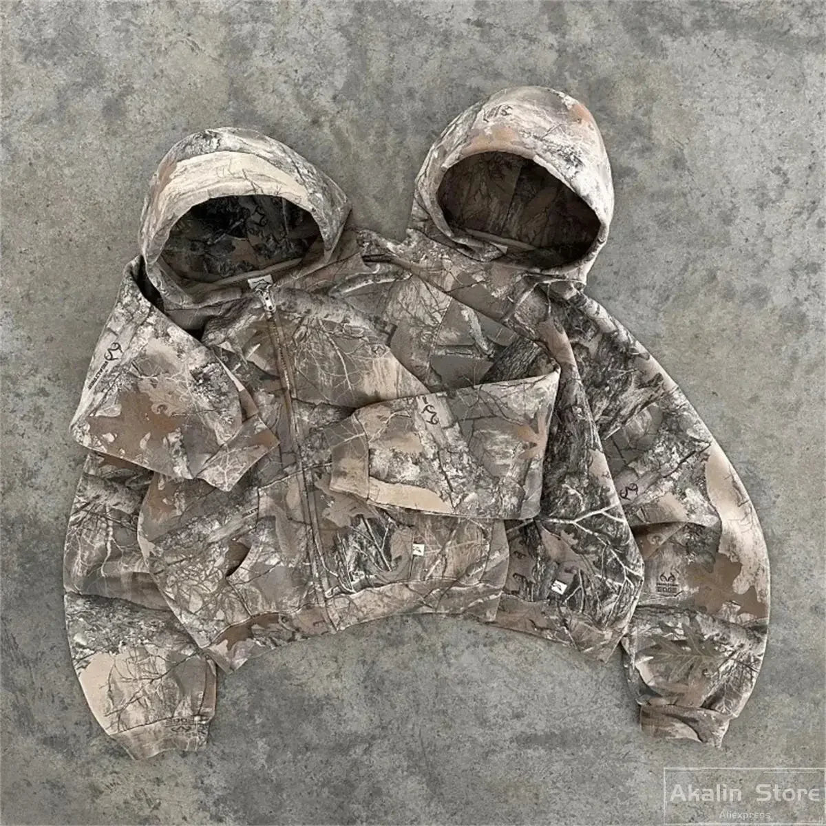 harajuku hunting camo hoodies y2k camouflage sweatpants two piece set streetwear oversized sweatshirts tracksuit men clothing unique joggers style 2100