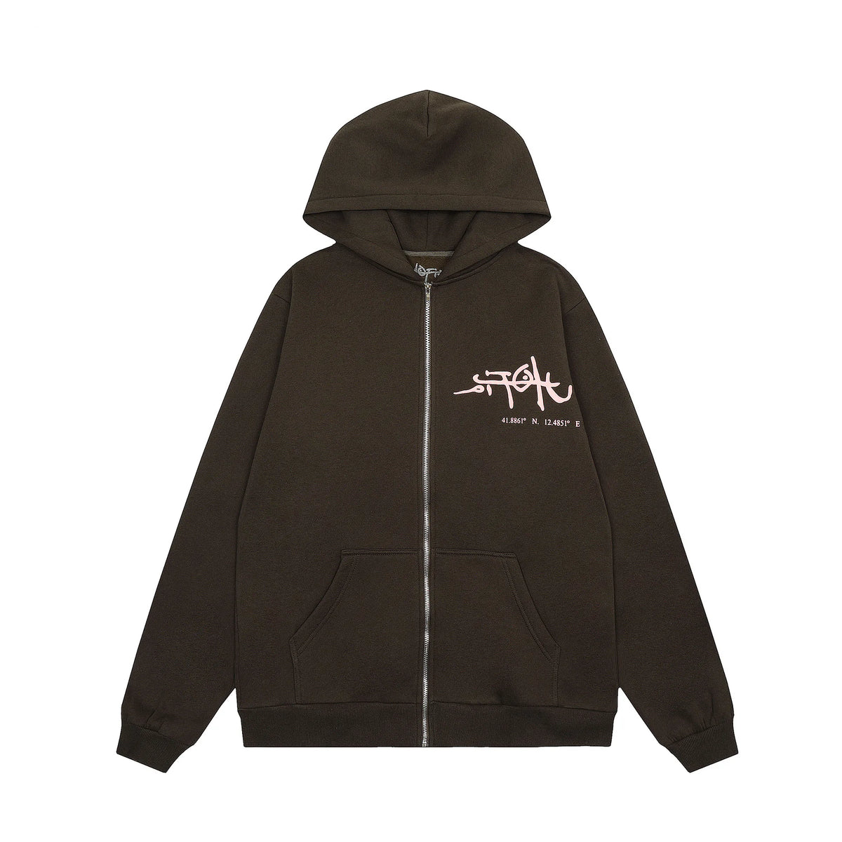 new 2023 men rib sleeve utopia oil painting high couple baseball coats jackets hoody thicken coat motor pilot winter warm 673 menswear bottoms