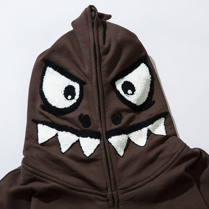 "Beware" Unisex Men Women Streetwear Graphic Hoodie Daulet Apparel