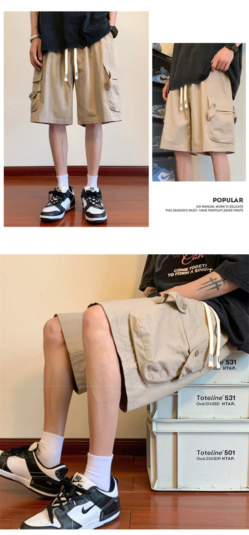 summer mens cargo shorts 2024 new outdoor multi pocket basketball casual loose work pants male drawstring y2k bermuda hombre unique cargo style 31