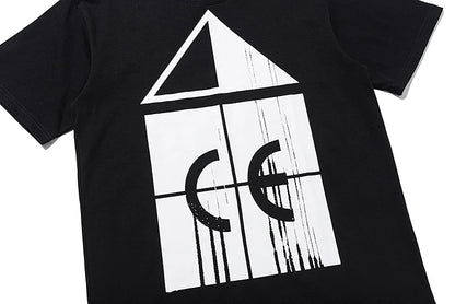 High Quality CAVEMPT Tops Tee Phantom Letter Printing Classic All-match Men Woman Loose O-Neck Summer C.E T Shirt Street King Limited