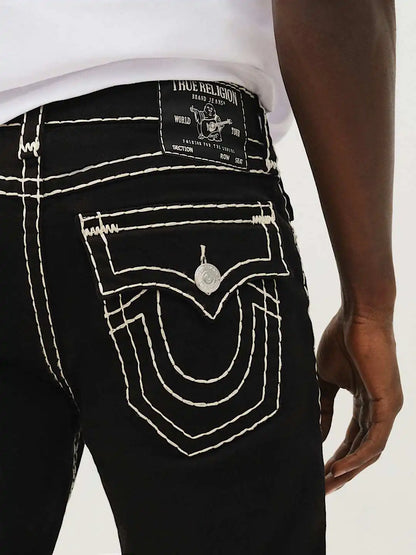true faith embroidered jeans vintage street gothic loose casual denim hip hop red trousers couples baggy pants y2k clothes stacked flare jeans