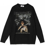 "Dark Dust" Unisex Men Women Streetwear Graphic Sweater Daulet Apparel