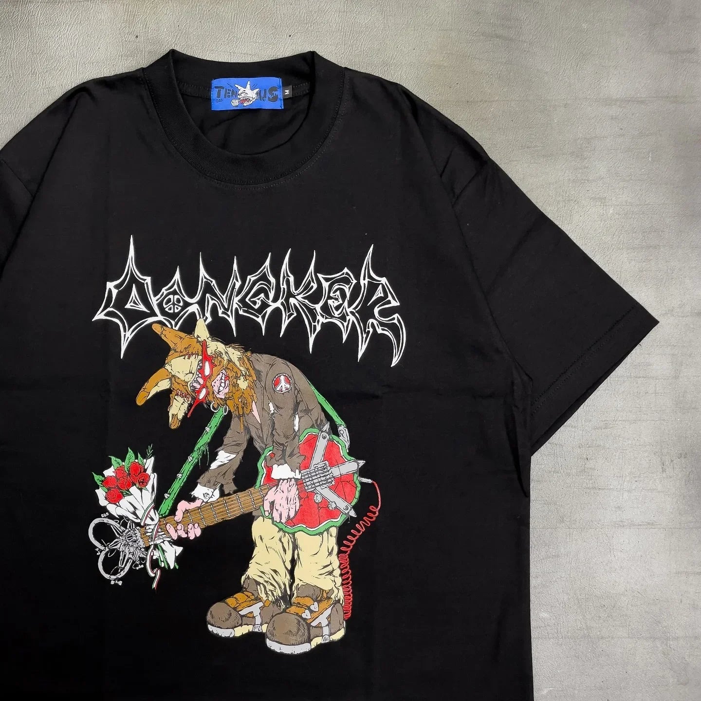 2024 new summer quirky cartoon picture print oversized T-shirt women Y2K street hip-hop loose and versatile short sleeved shirt Street King Limited