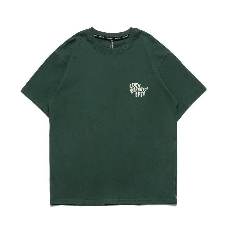 American trendy brand printed T-shirt for men summer new pure cotton couple T-shirt short-sleeved women's loose casual y2k tops Street King Limited