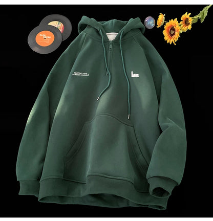 Men's Hoodies Trendy Brand Printing Fashion Drawstring Hooded Harajuku Unisex Street Sweatshirts Autumn Winter New Male Clothing Street King Limited