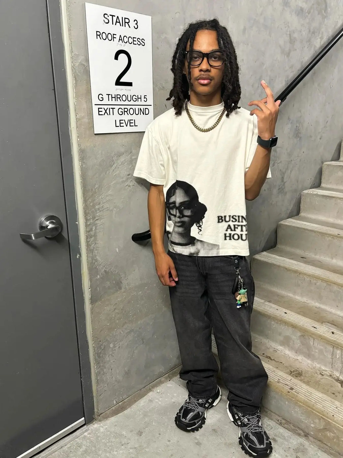 Y2k Europe and America Hip Hop character Printed Oversized T-Shirt Mens and Womens Retro Street Casual Short Sleeved Tops Street King Limited