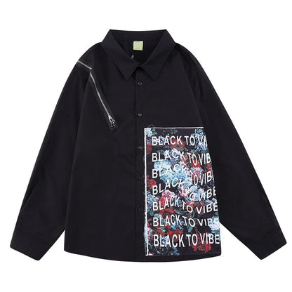 "Fake Love" Unisex Men Women Streetwear Graphic Shirt Daulet Apparel