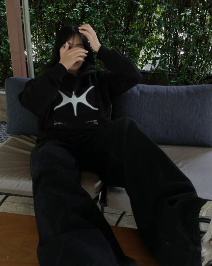 2000s Retro Hoodie Women Men Streetwear Harajuku gothic print Graphic Oversized Jacket Punk hip hop Y2K Clothes Sweatshirt tops Street King Limited