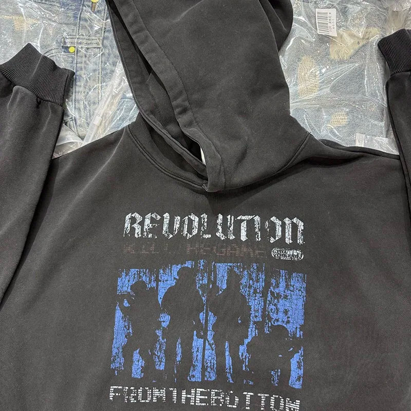 Printed hoodie Street King Limited