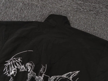 New Men Undercover Embroidery Parka noctilucent Track Zipper Casual Mess Windbreaker Hoody Trench Jackets Coat size 2 3 4 5 R089 Street King Limited