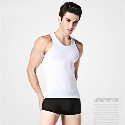Hot Sale 3pcs / 100% Cotton Mens Sleeveless Tank Top Solid Muscle Vest Undershirts O-neck Gymclothing Tees Whorl Tops Street King Limited